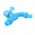 DealMux Household Office 1/2BSP Thread Water Tap Faucet Blue 2pcs - B01F0T9ZZ6